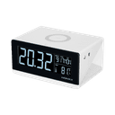momax q clock digital clock with wireless charging white - SW1hZ2U6NTQxOTk=