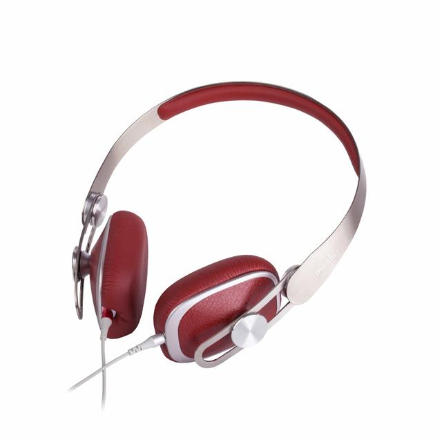 moshi avanti on ear headphone burgundy red - SW1hZ2U6MzY1MzI=