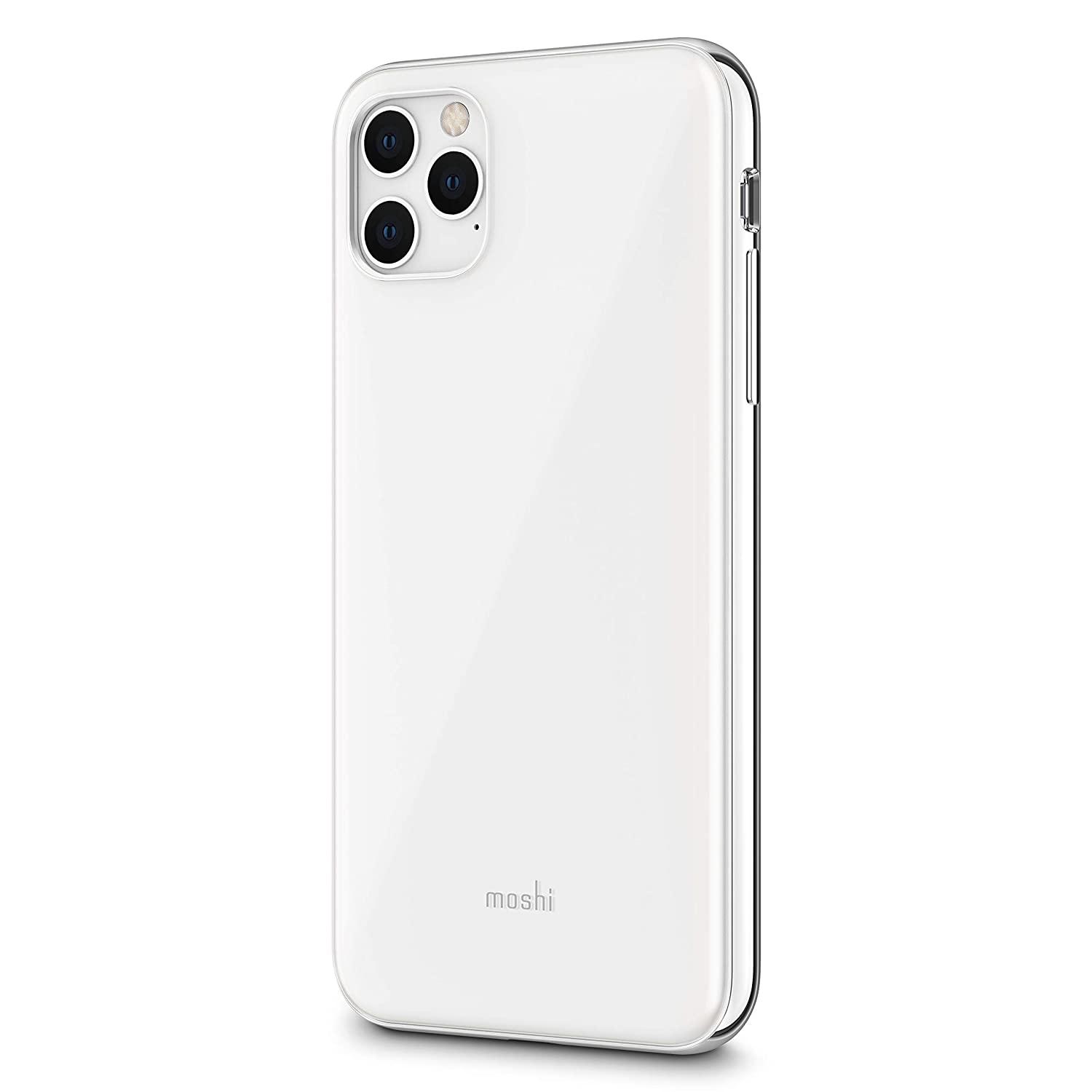 كفر ايفون - أبيض Moshi - iPhone 11 Pro Max Case (Iglaze Pearl White) - cG9zdDo1NzYwMg==