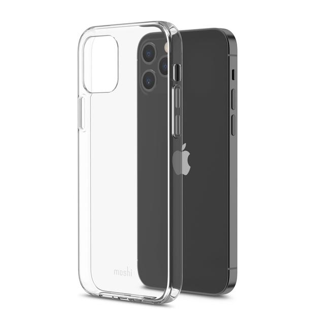 moshi vitros apple iphone 12 mini case slim see through cover w mlitary drop protection lightweight flexible durable wireless pass through charging compatible clear - SW1hZ2U6NzEzMzI=