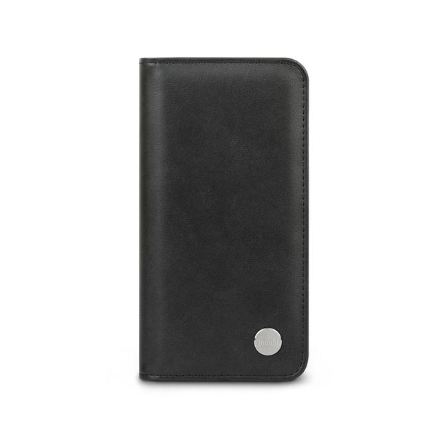 moshi overture apple iphone 12 mini case 3 in 1 leather folio w antimicrobial surface detachable magnetic wallet drop protection 2x card slots snapto system wireless charging compatible black - SW1hZ2U6NzE0ODU=