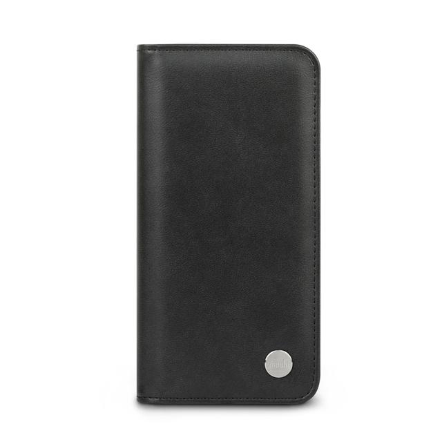 moshi overture apple iphone 12 12 pro case leather folio w antimicrobial surface detachable magnetic wallet drop protection 2x card slots snapto system wireless charging compatible black - SW1hZ2U6NzE1MDk=
