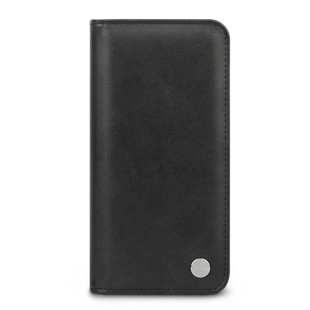 moshi overture apple iphone 12 pro max case leather folio w antimicrobial surface detachable magnetic wallet drop protection 2x card slots snapto system wireless charging compatible black - SW1hZ2U6NzE1MzM=