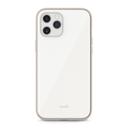 moshi iglaze apple iphone 12 pro max case slim hardshell cover drop protection durable hybrid construction w snapto system wireless pass through charging compatible white - SW1hZ2U6NzE1NDk=