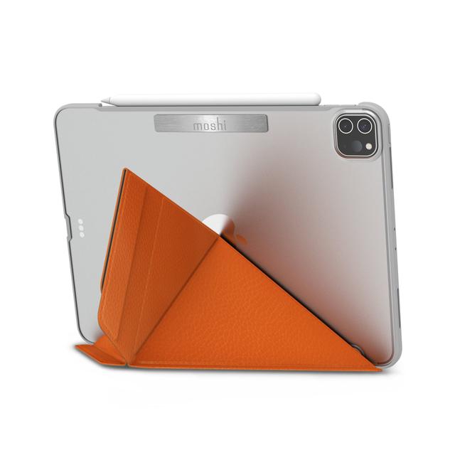 moshi versacover for ipad pro 11 2nd 1st gen magnetic folding cover stand w 3 viewing options apple pencil holder auto wake function 360 protection shock absorbing folio case orange - SW1hZ2U6NTc3MDM=