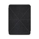 moshi versacover for ipad pro 12 9 4th 2nd gen magnetic folding cover stand w 3 viewing options apple pencil holder auto wake function 360 protection shock absorbing case charcoal black - SW1hZ2U6NTc3MDU=