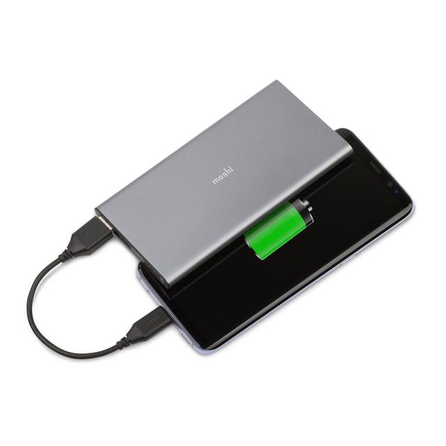 moshi ionbank 5000 mah portable battery titanium gray - SW1hZ2U6MzMwMTM=
