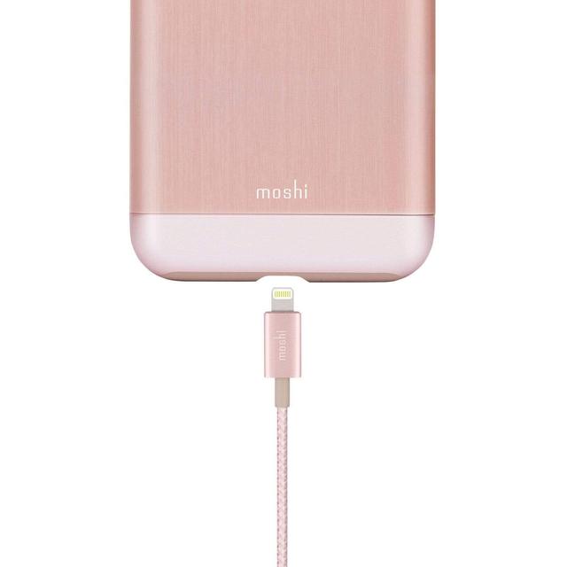 moshi integra usb a charge sync cable with lightning connector golden rose - SW1hZ2U6MzMwNzc=
