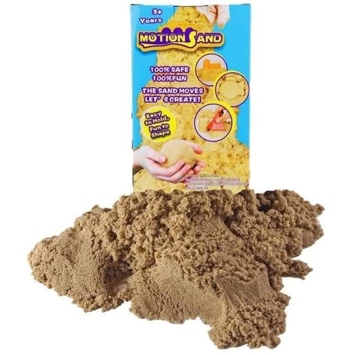 لعبة صلصال الرمل السحري Refill Pack 800g   Motion Sand  - لون طبيعي