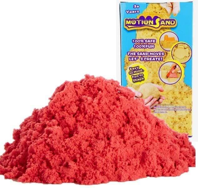 لعبة صلصال الرمل السحري Refill Pack 800g   Motion Sand  - أحمر