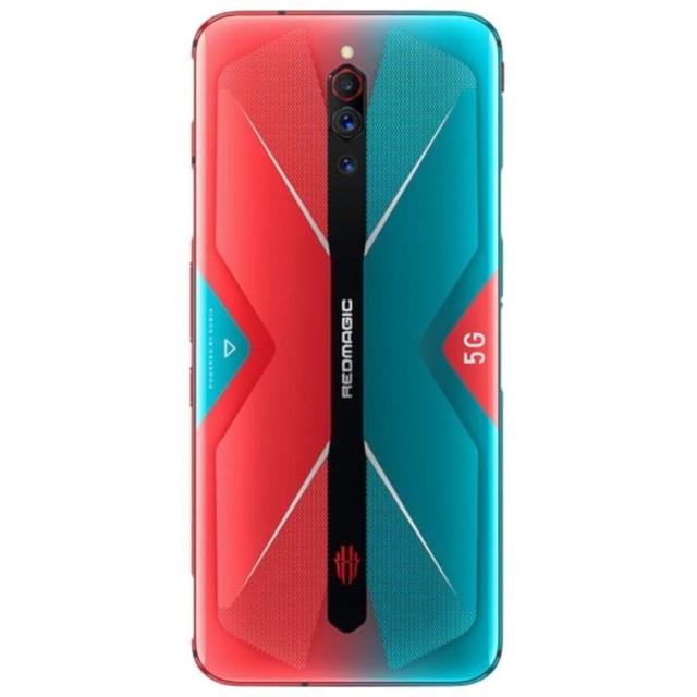 هاتف الألعاب Nubia RedMagic 5G – رامات 12 جيجا – 256 جيجا تخزين – أحمر مع أزرق - SW1hZ2U6NTM3NDI=