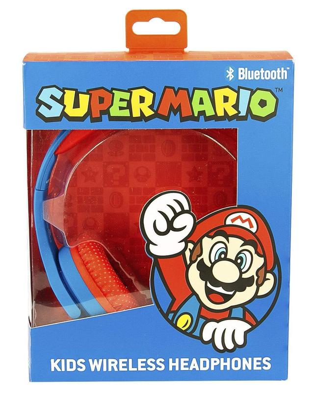 سماعات رأس لاسلكية OTL Super Mario OnEar Wireless Kids HeadPhone - سوبر ماريو - SW1hZ2U6Njg2ODM=