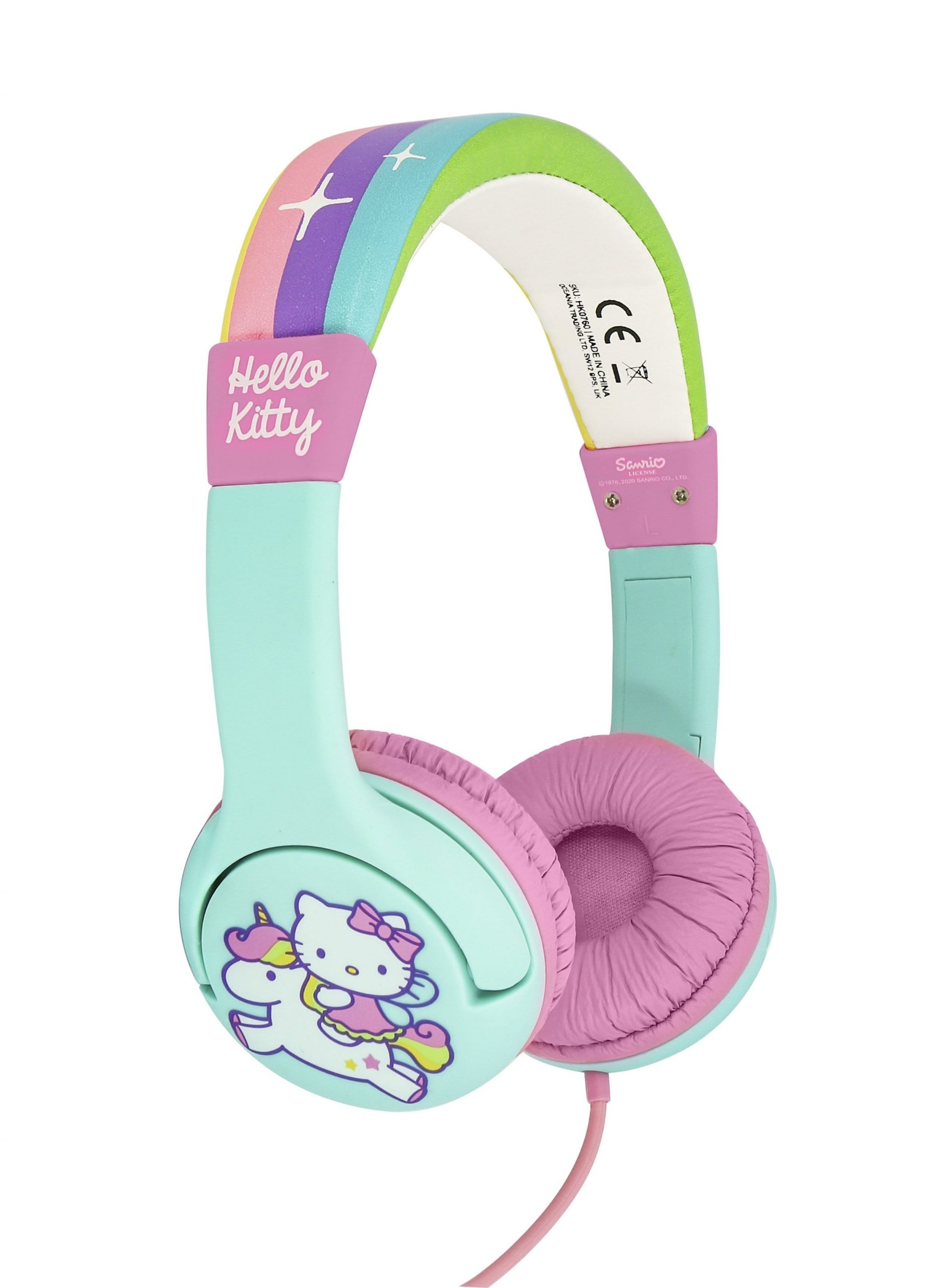 سماعات اطفال سلكية قابلة للطي 85 ديسيبل هالو كيتي او تي ال Otl Hellokitty 85db Foldable Wired Children's Headphones - 1}