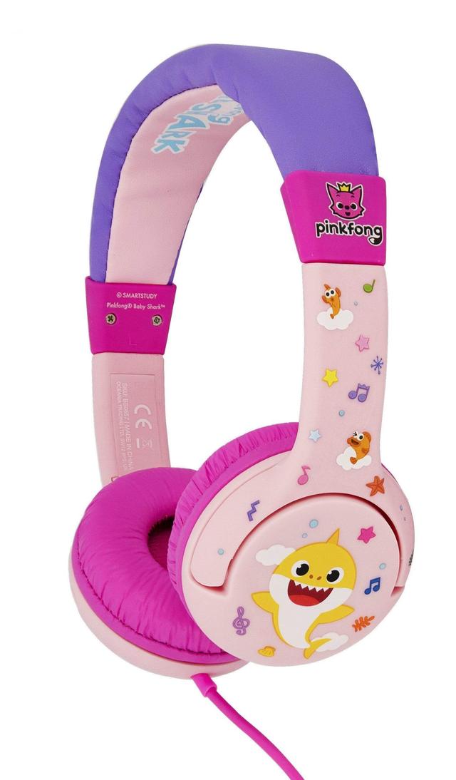 سماعات رأس سلكية OTL Baby Shark OnEar Wired Headphone  - وردي - SW1hZ2U6Njg3MjY=