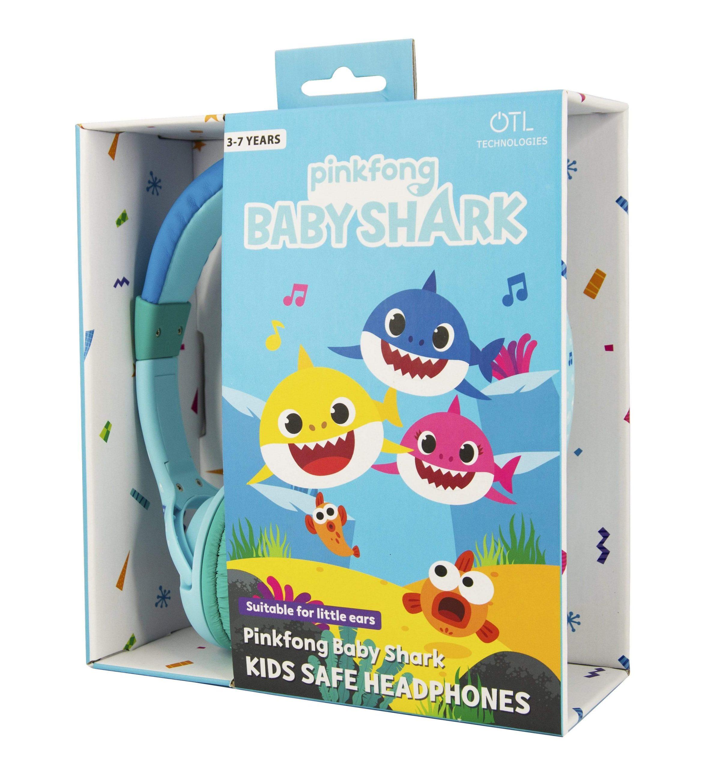 سماعات رأس سلكية OTL Baby Shark OnEar Wired Headphone  - أزرق - cG9zdDo2ODczMg==