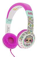سماعة رأس سلكية OTL  L.O.L Surprise - Wired On-Ear Headphones - وردي وأبيض - SW1hZ2U6NTc3MjM=