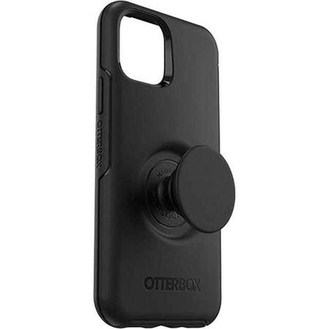 كفر حماية سيليكون مع خاتم لهاتف iphone 11 pro لون أسود Pop Symmetry Series Case Black for iPhone 11 Pro - OtterBox - SW1hZ2U6NTc3OTg=