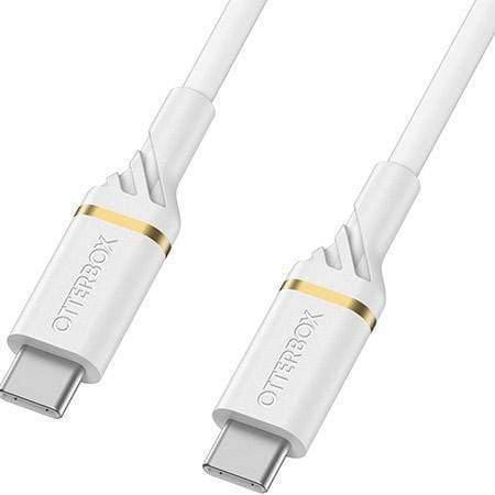كيبل أبيض OTTERBOX USB-C to USB-C PD Cable 1 Meter - SW1hZ2U6NzM3NDM=