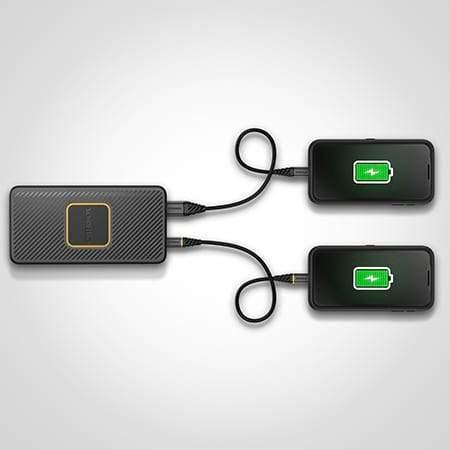 باوربانك OTTERBOX Fast Charge Power Bank 10,000 mAh USB-A & USB-C 18W PD with Integrated 10W Qi Wireless Charging - SW1hZ2U6NzM3OTc=