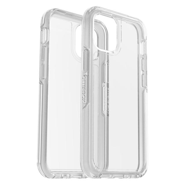 otterbox apple iphone 12 mini symmetry clear case screen protector military grade cover w alpha tempered glass screen protector wireless charging compatible clear - SW1hZ2U6NzEyNDg=