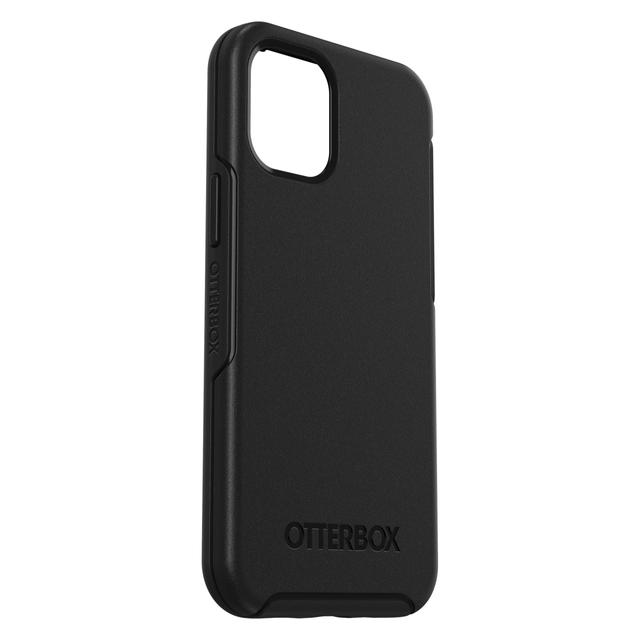 otterbox apple iphone 12 mini symmetry case slim and lightweight cover w anti microbial and military grade drop protection wireless charging compatible black - SW1hZ2U6NzE0ODE=