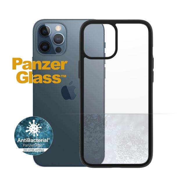 كفر PanzerGlass - iPhone 12 Pro Max ClearCase - شفاف / إطار أسود - SW1hZ2U6NzE0MTY=