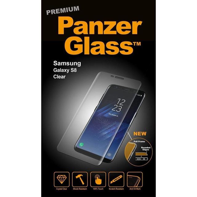 شاشة حماية شفاف Premium Clear For Samsung S8 من PANZERGLASS - SW1hZ2U6MzM1NjY=
