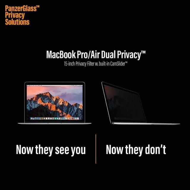 شاشة حماية مغناطيسية 15.4 بوصة PanzerGlass - Magnetic Privacy Screen Protector MacBook Pro - SW1hZ2U6NTc5OTc=