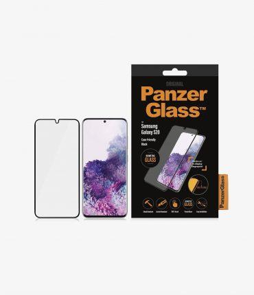 شاشة حماية اسود Samsung Galaxy S20 Screen Protector Biometric with Finger Prints من PanzerGlass
