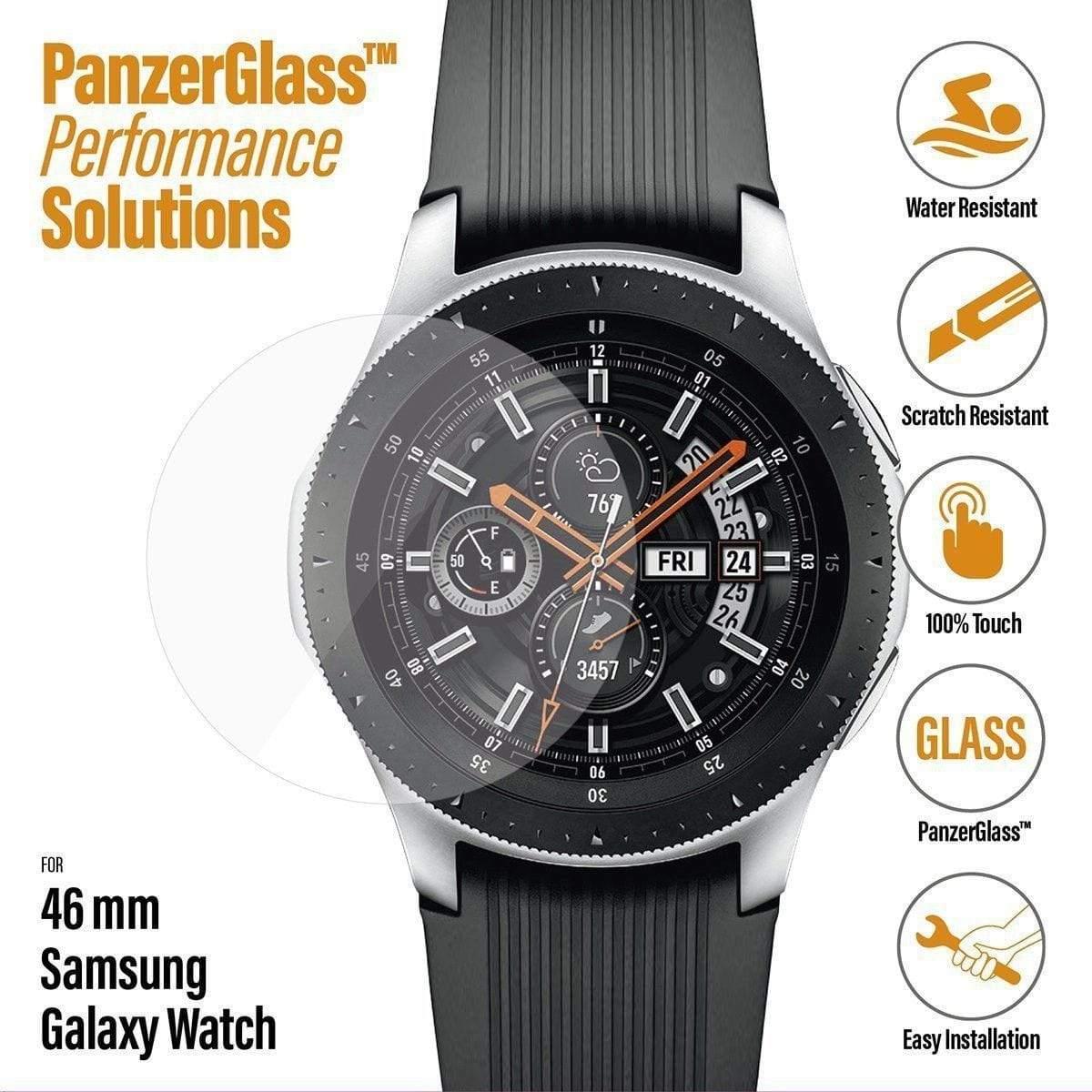 واقي شاشة لساعة سامسونغ Samsung Galaxy Watch Screen Protector 46 mm من PanzerGlass - cG9zdDo1ODA1Ng==