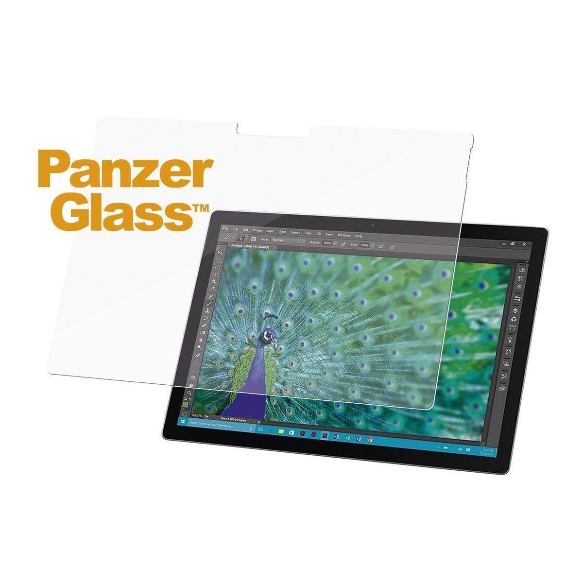 لاصقة حماية لجهاز Microsoft Surface Book قياس 13.5 بوصة Panzer Glass Tempered Glass Screen Protector for Microsoft Surface Book