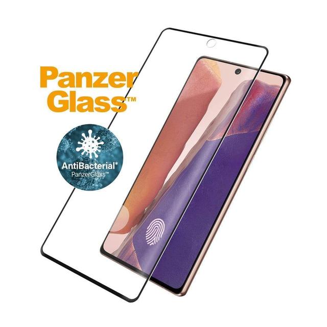 panzerglass samsung galaxy note 20 screen protector premium tempered glass screen protection w fingerprint access case friendly bubble free easy installation black frame - SW1hZ2U6NjE0NDY=