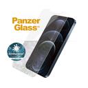 panzerglass iphone 12 pro max screen protector standard fit tempered glass w anti microbial surface protection case friendly easy install clear - SW1hZ2U6NzEwNzI=
