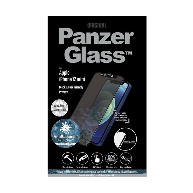 شاشة حماية PanzerGlass - Swarovski Edition iPhone 12 Mini Screen Protector - SW1hZ2U6NzE0NTg=