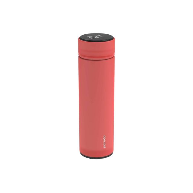 Porodo Smart Water Bottle with Temperature Indicator 500ml - Red - SW1hZ2U6NDU0ODE=