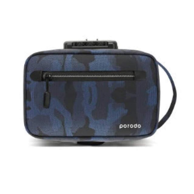 حقيبة Porodo - Lifestyle Anti-Theft Storage Bag 8.2 - أزرق جيشي - SW1hZ2U6NjIwNjU=