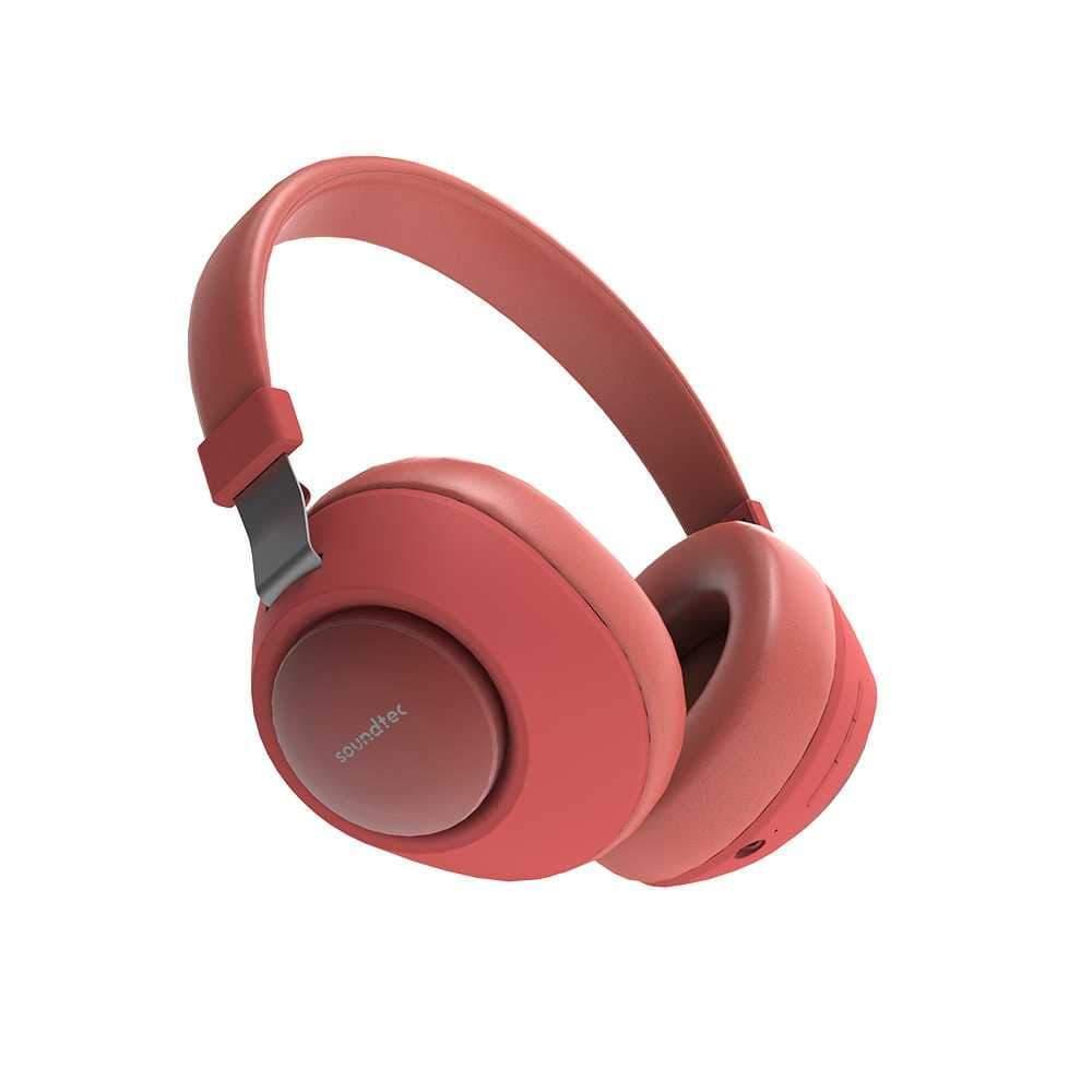 سماعة رأس لاسلكية ببطارية 200 مللي أمبير زهر بورودو Porodo Pink 200 MAh Battery Wireless Over-Ear Headphone - cG9zdDo2OTkwMA==