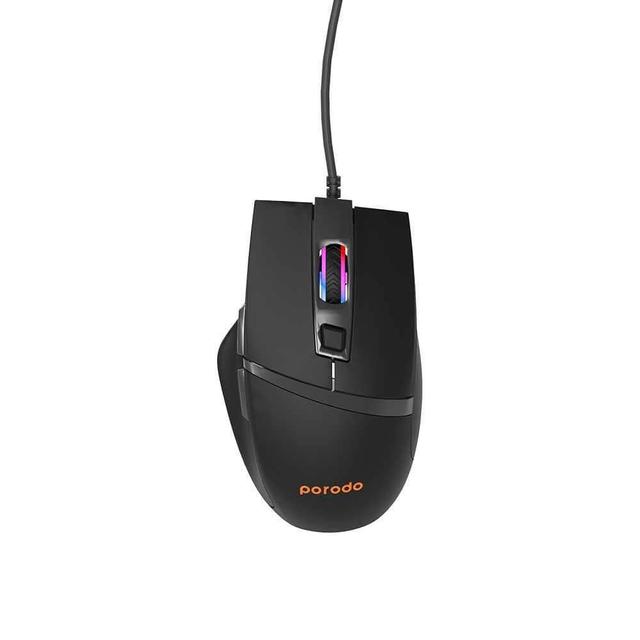 porodo 6d wired gaming mouse with mousepad black - SW1hZ2U6NDA3NTg=