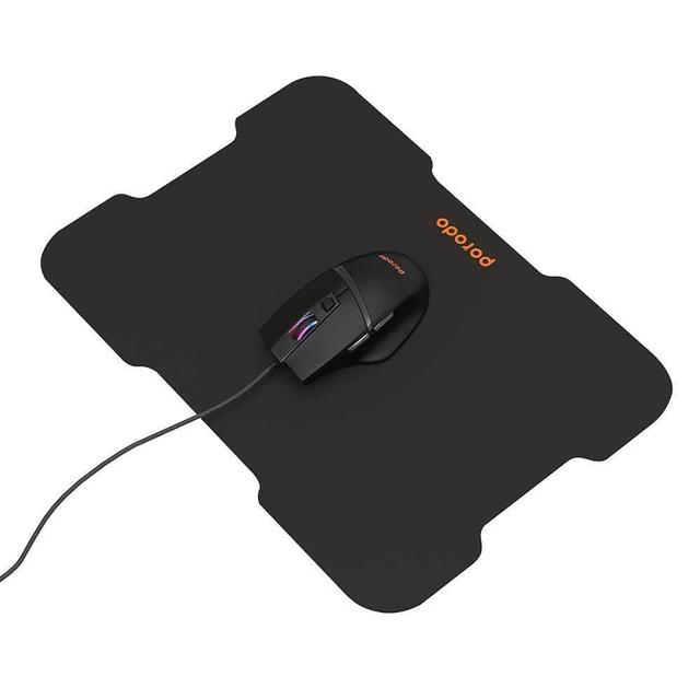 porodo 6d wired gaming mouse with mousepad black - SW1hZ2U6NDA3NjA=