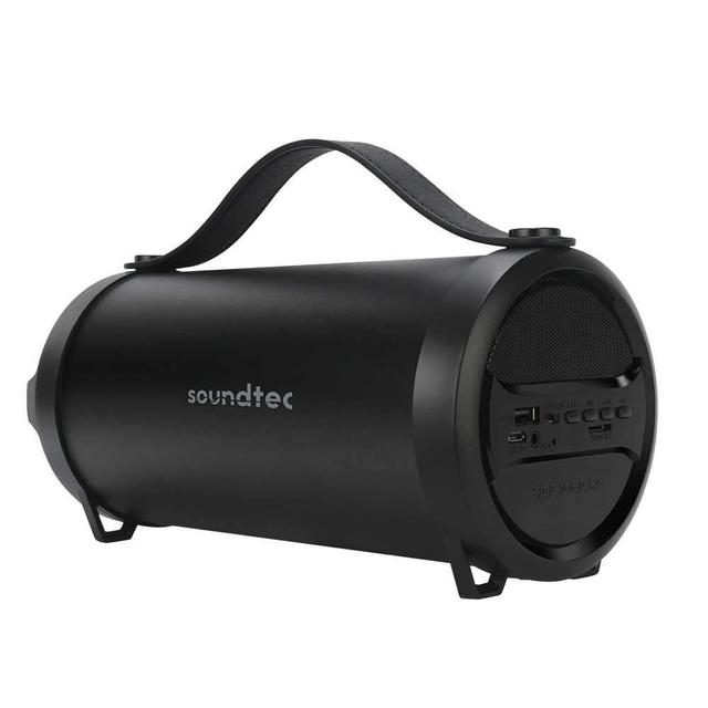 مكبر صوت محمول Porodo Soundtec Chill Compact Portable Speaker - أسود - SW1hZ2U6Njk4NTY=