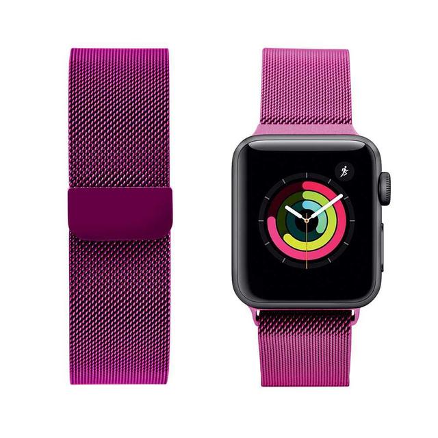 porodo mesh band for apple watch 40mm 38mm purple - SW1hZ2U6NDQ0MjA=