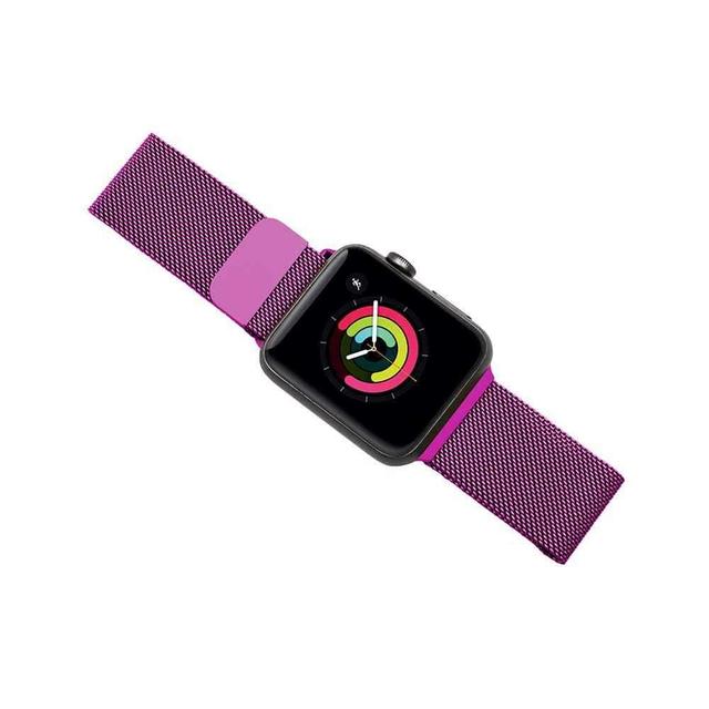 porodo mesh band for apple watch 40mm 38mm purple - SW1hZ2U6NDQ0MjE=