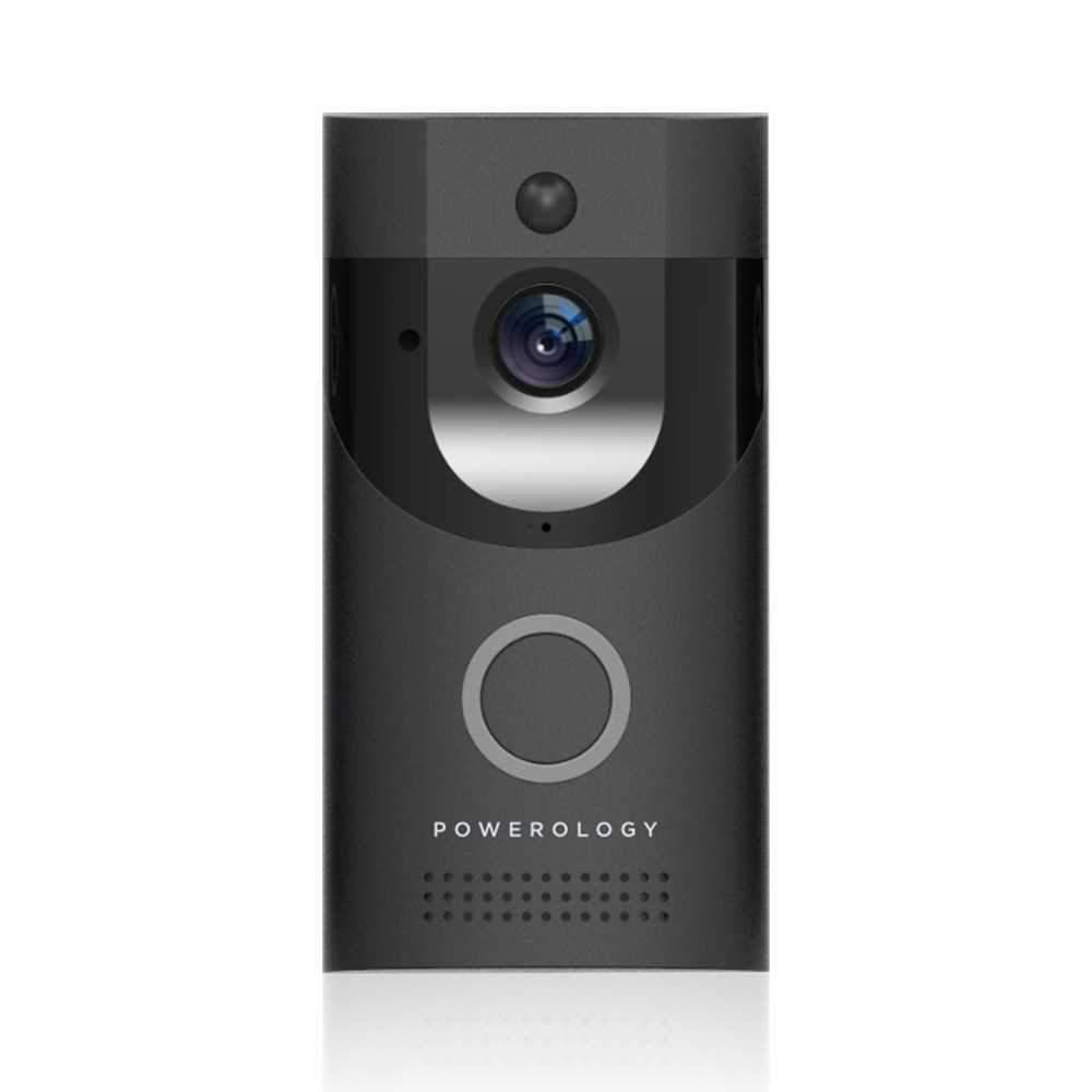 الجرس الذكي فيديو واي فاي بتقنية الرؤية الليلية ومستشعر ذكي باورولوجي Powerology Vision Technology And Smart Sensor Smart Video Doorbell