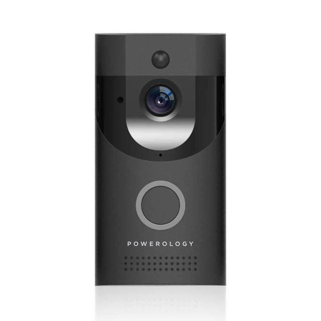 Powerology Smart Video Doorbell - Black - SW1hZ2U6Njg2NDY=
