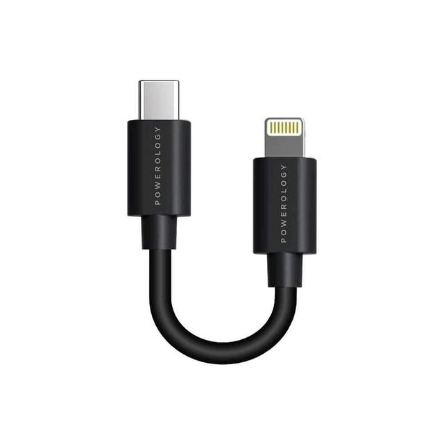 كابل USB-C to Lightning Cable Combo (0.25m + 0.9m ) Powerology - أسود - SW1hZ2U6NTMyODA=