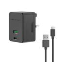 powerology dual port ultra quick pd charger 36w with type c cable 1 2m black - SW1hZ2U6NTM4NzE=