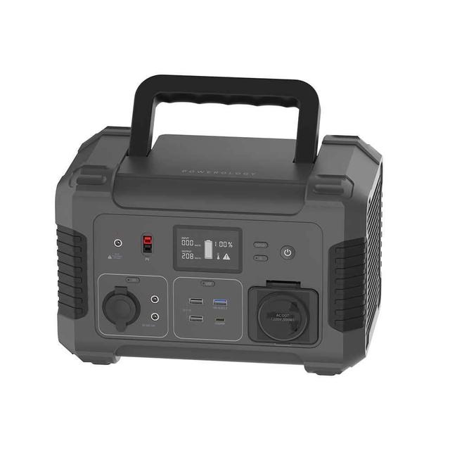 Powerology portable power generator 140400mah 500w qc 18w pd 45w black - SW1hZ2U6NzkyODI=