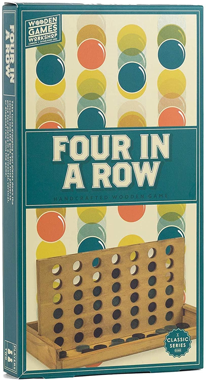 لعبة أربعة في الصف الكلاسيكية Professor Puzzle - WOODEN FOUR-IN-A-ROW Classic Board Game - cG9zdDo1ODI0Mg==