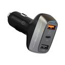 PROMATE 30W Car Charger with Quick Charge 3.0 Port USB-C Charging Port and 2.4A Charging Port - SW1hZ2U6ODE0NTg=