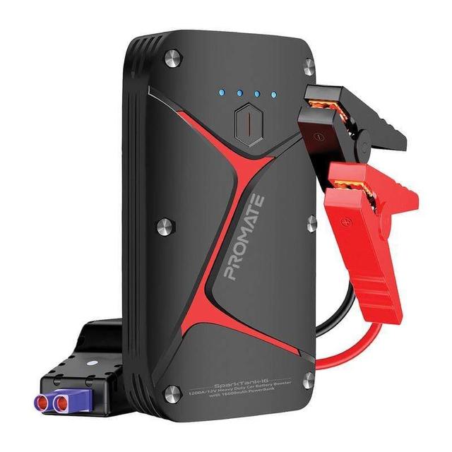 Promate Car Jump Starter Power Bank, IP67 Water Resistant Portable Car Battery Booster with 16000mAh - SW1hZ2U6ODE2Njc=